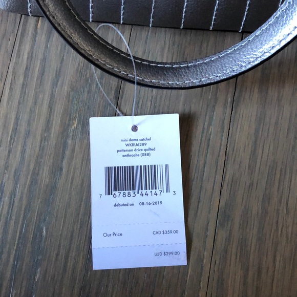 Kate Spade NWT silver mini dome crossbody🔥🔥 - Picture 15 of 15